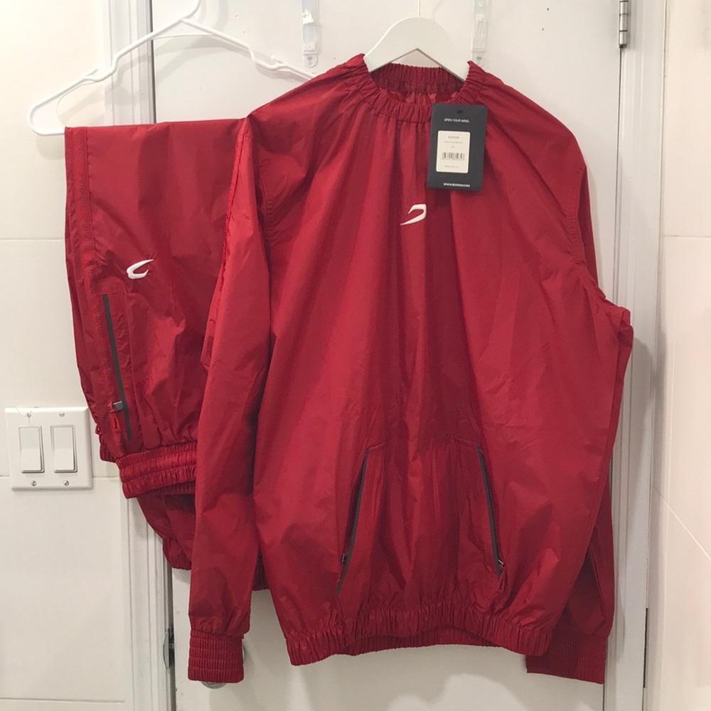 Red Long Sleeve Men's Shirt by [Brand]